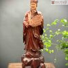 Tượng Khổng Minh (Gia Cát Lượng) Gỗ Trắc Cao 35 (cm)