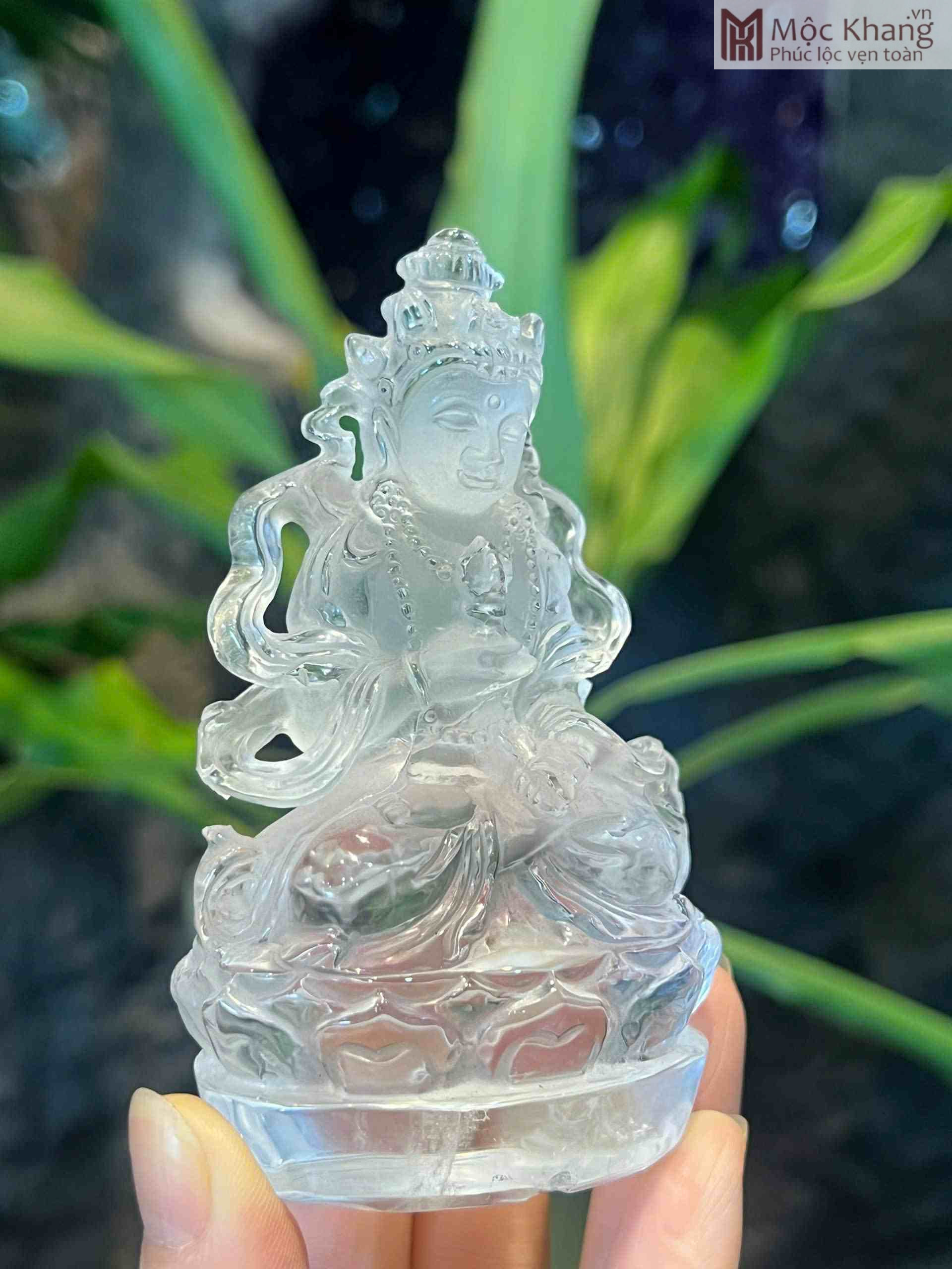 Tượng Ngài Liên Hoa Sinh Thạch Anh Trắng Cao 9.5 (cm) (2)_2 Tượng Ngài Liên Hoa Sinh Thạch Anh Trắng Cao 9.5 (cm)
