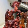Tượng Nhất Mã Phi Thiên Gỗ Trắc Cao 56 (cm)