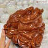 Tượng Thiềm Thừ Ngọc Bích Đỏ Jasper Cao 26 (cm)
