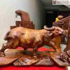 Tượng Trâu Gỗ Cẩm Việt Cao 21 (cm)