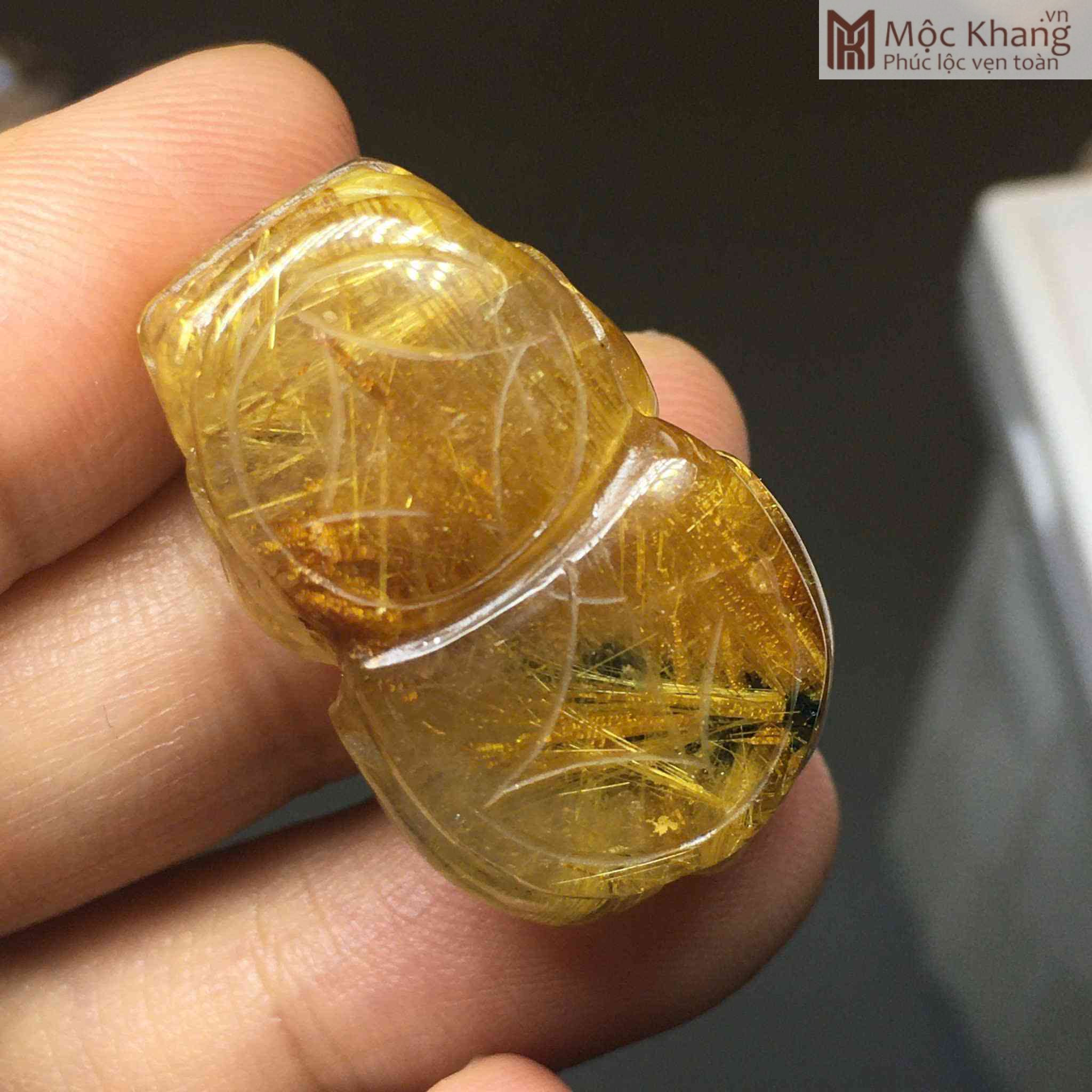 Tỳ Hưu Thạch Anh Tóc Vàng Hoa Thị Cao 29.3 (mm) (1)_1