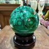 Bi Cầu Đá Lông Công (Malachite)