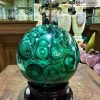 Bi Cầu Đá Lông Công (Malachite)