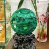 Bi Cầu Đá Khổng Tước (Malachite)