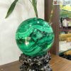 Bi Cầu Đá Khổng Tước (Malachite)