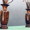 Bình Hoa Sen Gỗ Trắc