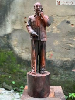 Tượng Bác Hồ Gỗ Trắc