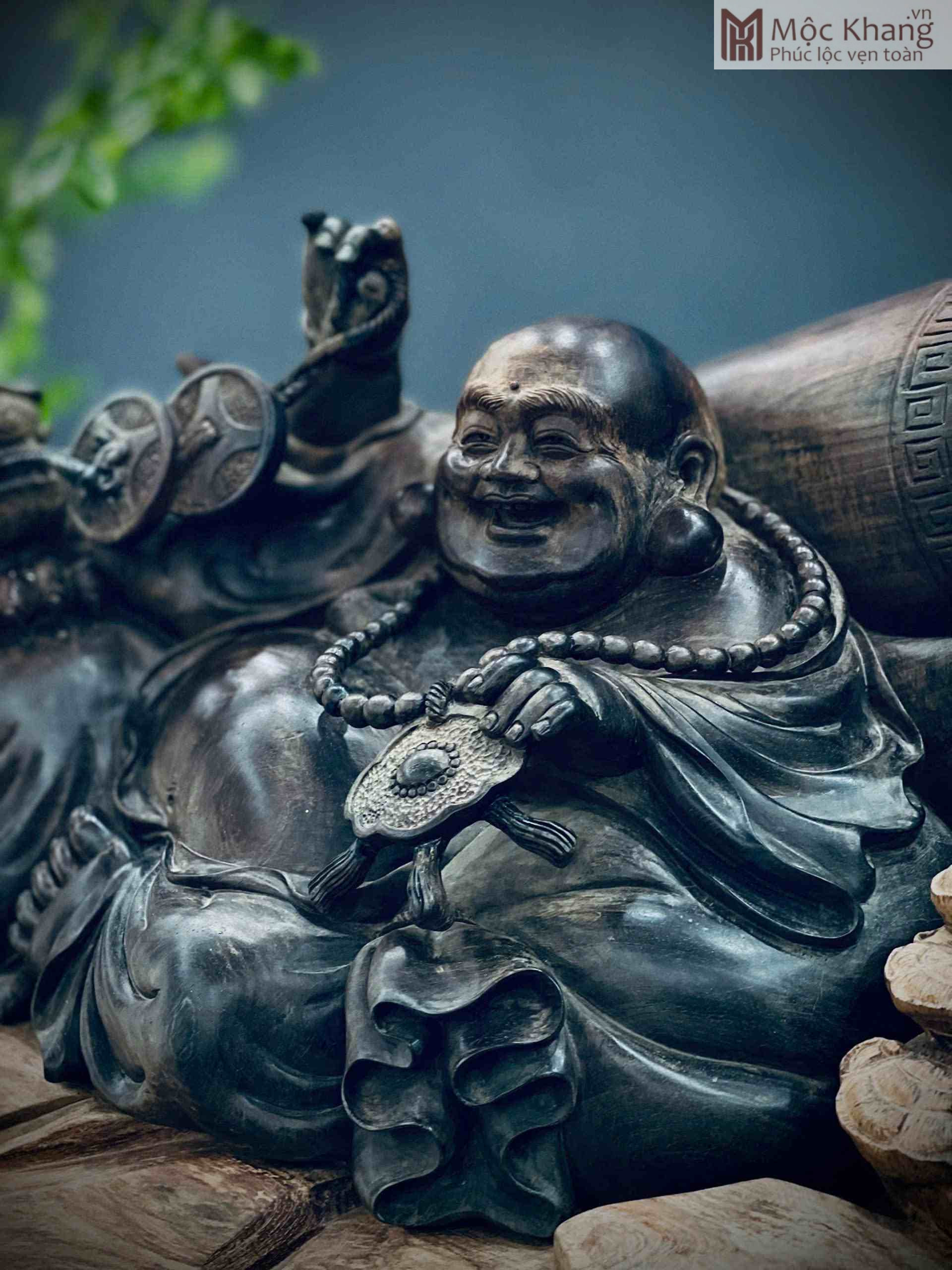 tuong-phat-di-lac-thuan-nghe-go-trac-cao-23-cm (4) Tượng Phật Di Lặc Thuần Nghê Gỗ Trắc