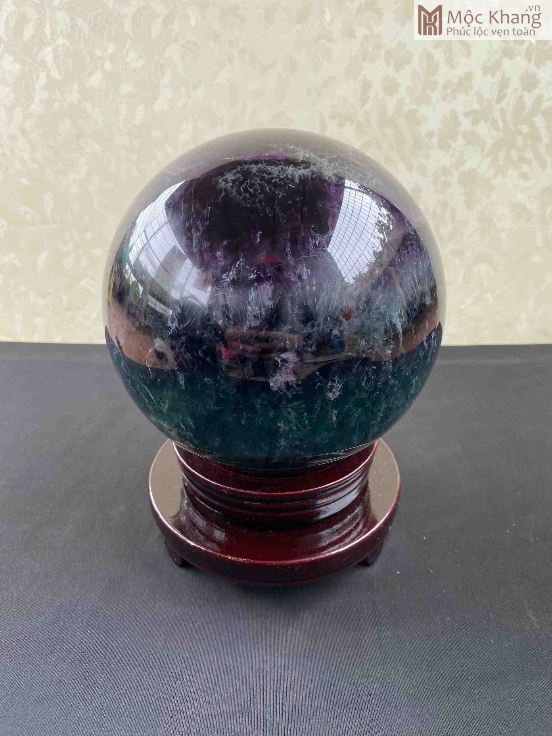 Bi Cầu Đá Flourite Đường Kính 15 (cm) (1)_1