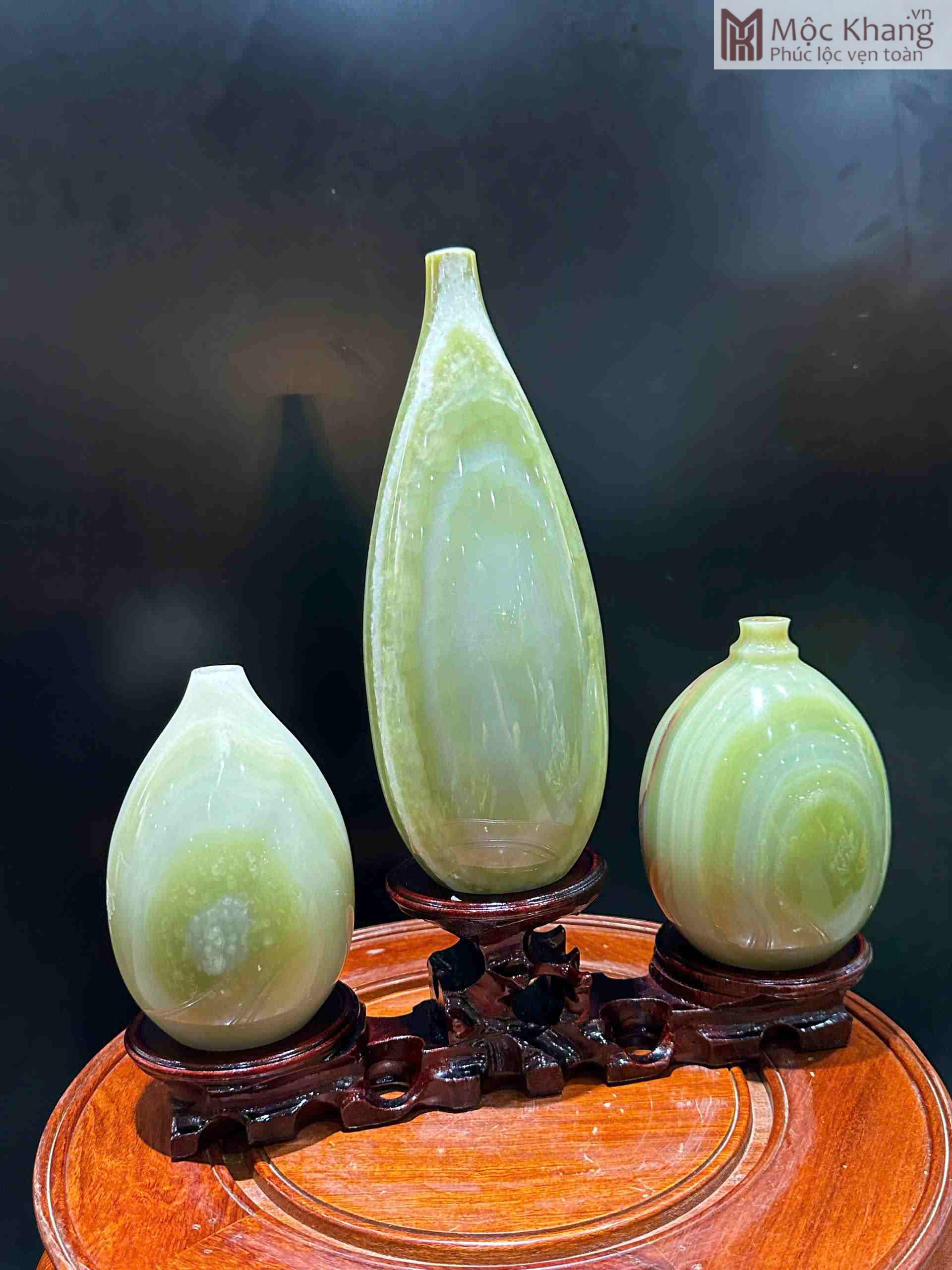 Bộ Tam Phúc Ngọc Onyx Xanh Cao 24 (cm) (3)_3 Bo Tam Phuc Ngoc Onyx Xanh Cao 24 cm 3 3