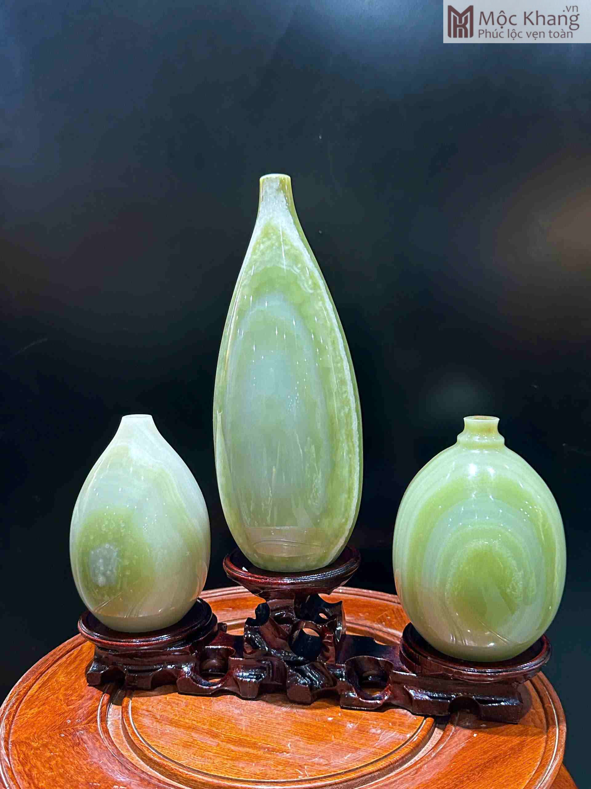Bộ Tam Phúc Ngọc Onyx Xanh Cao 24 (cm) (4)_4 Bộ Tam Phúc Ngọc Onyx Xanh Cao 24 (cm)