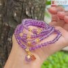 Chuỗi Đá Thạch Anh Tím Mix Lu Thống Và Điếu