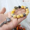 Chuoi Hoang Phi Hat 12 mm Phoi Charm Bac Thai 1 1
