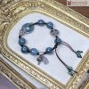 Chuỗi Lam Ngọc Charm Bạc Hạt 9(mm)