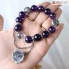 Chuoi Thach Anh Tim Hat 12 mm Charm Bac Thai 1 1