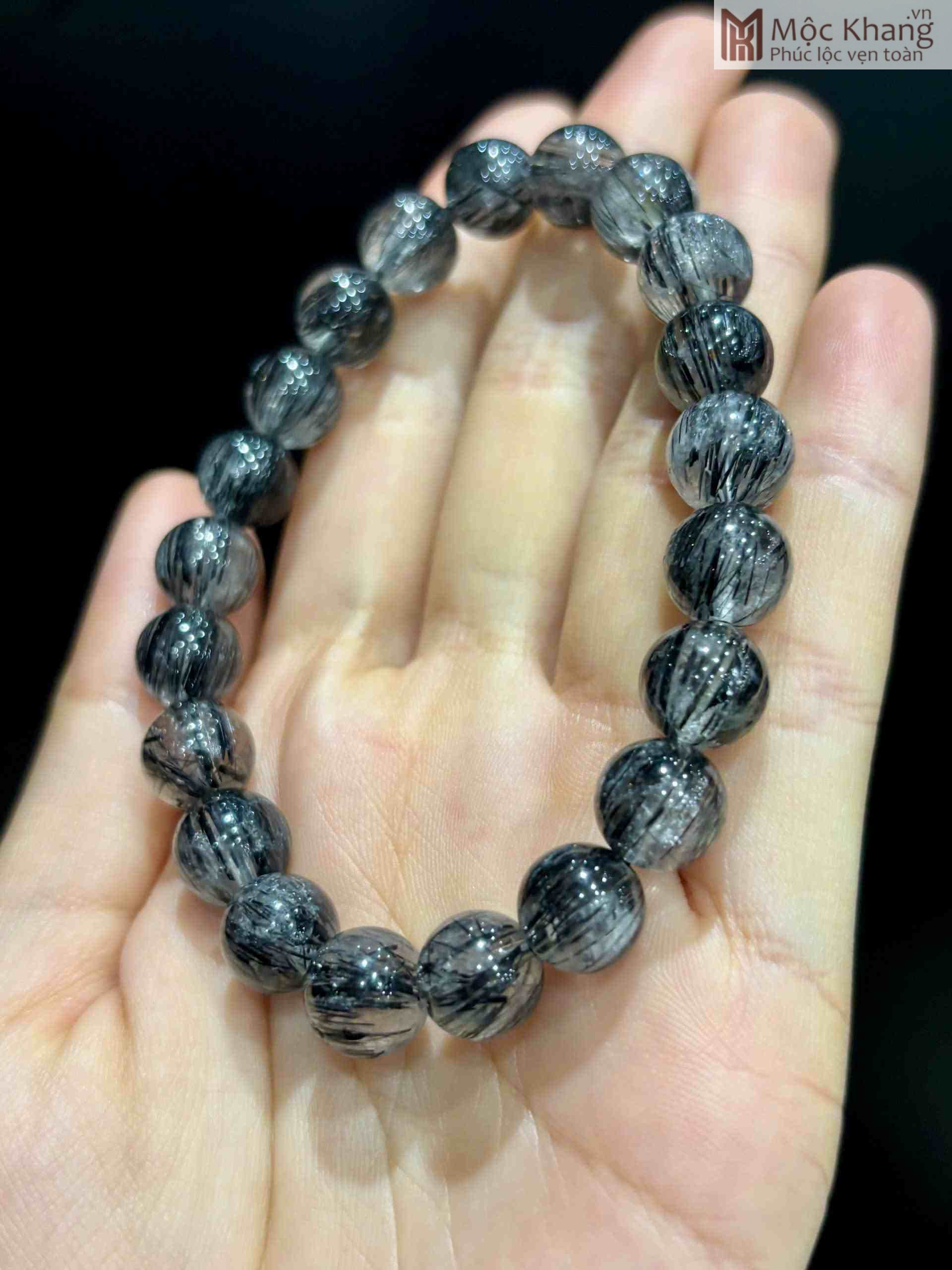 Chuỗi Thạch Anh Tóc Đen Hạt 9.3 (mm) (4)_4 Chuỗi Thạch Anh Tóc Đen Hạt 9.3 (mm)