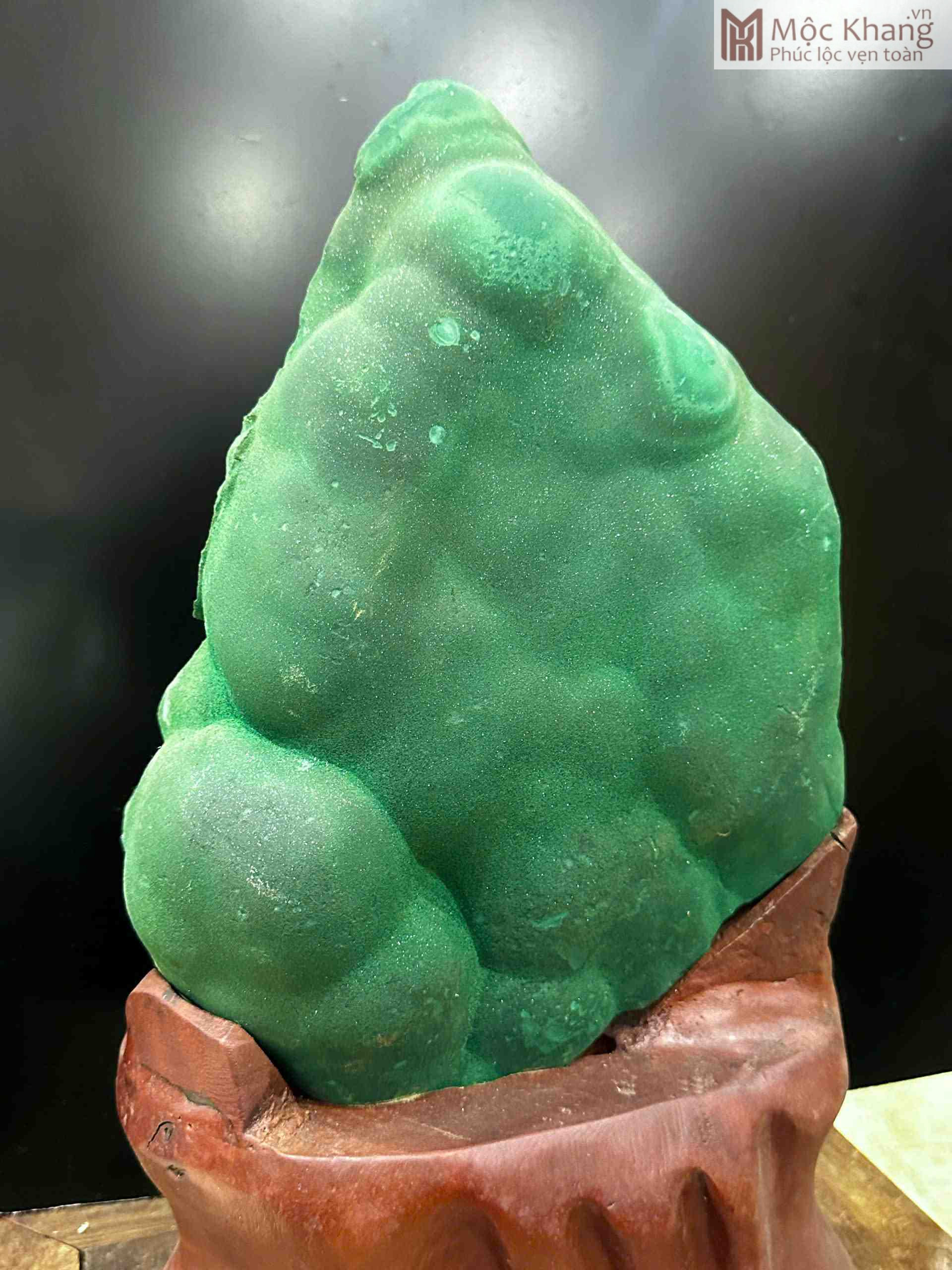Khối Đại Cảnh Đá Khổng Tước (Malachite) Cao 40 (cm) (3)_3 Khối Đại Cảnh Đá Khổng Tước (Malachite) Cao 40 (cm)