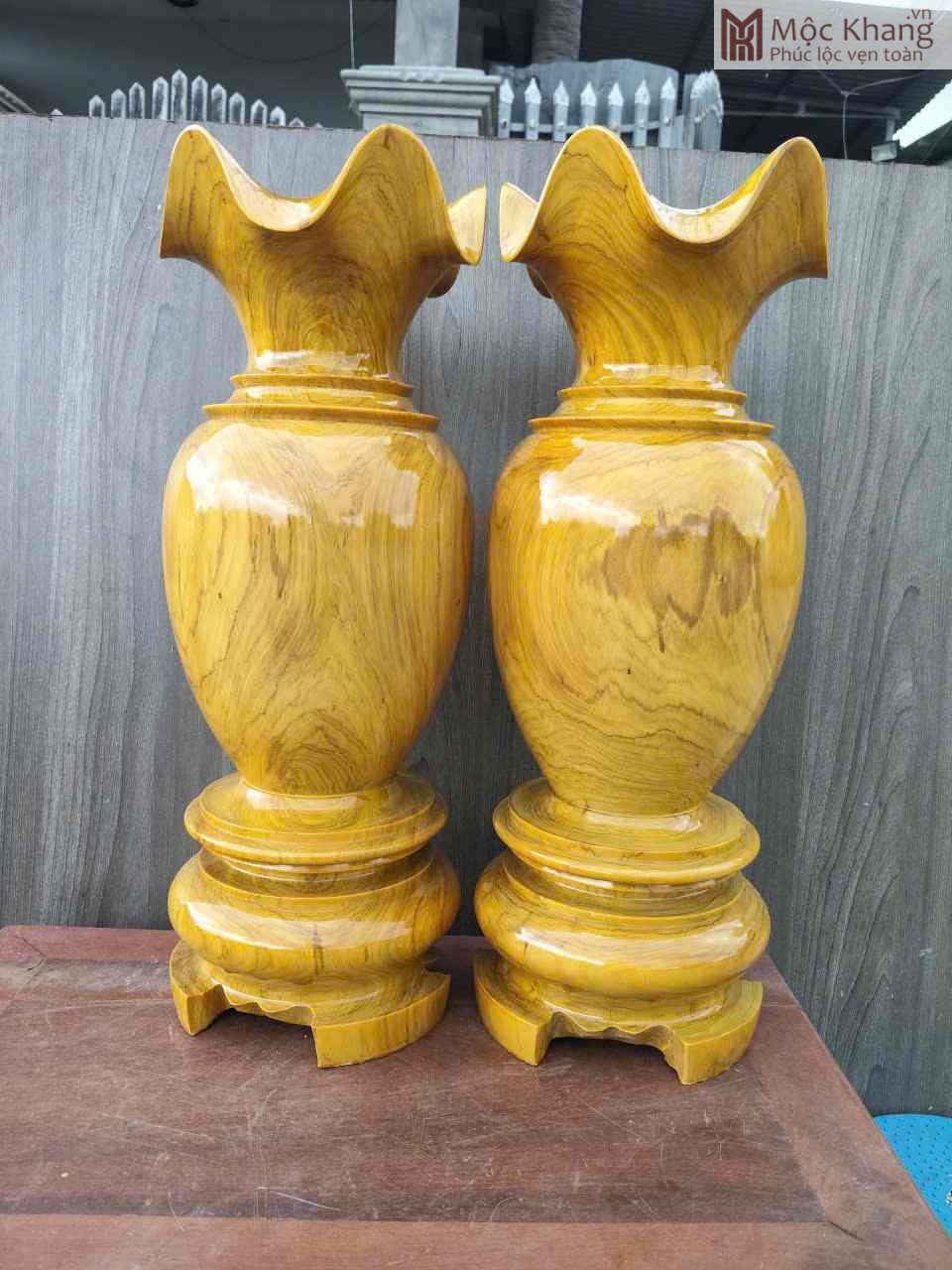 Lục Bình Gỗ Cẩm Bông Cao 58 (cm) (4)_4 Lục Bình Gỗ Cẩm Bông Cao 58 (cm)