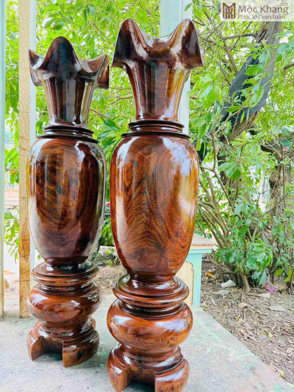 Lục Bình Gỗ Cẩm Đá Cao 140 (cm) (3)_3 Lục Bình Gỗ Cẩm Đá Cao 140 (cm)