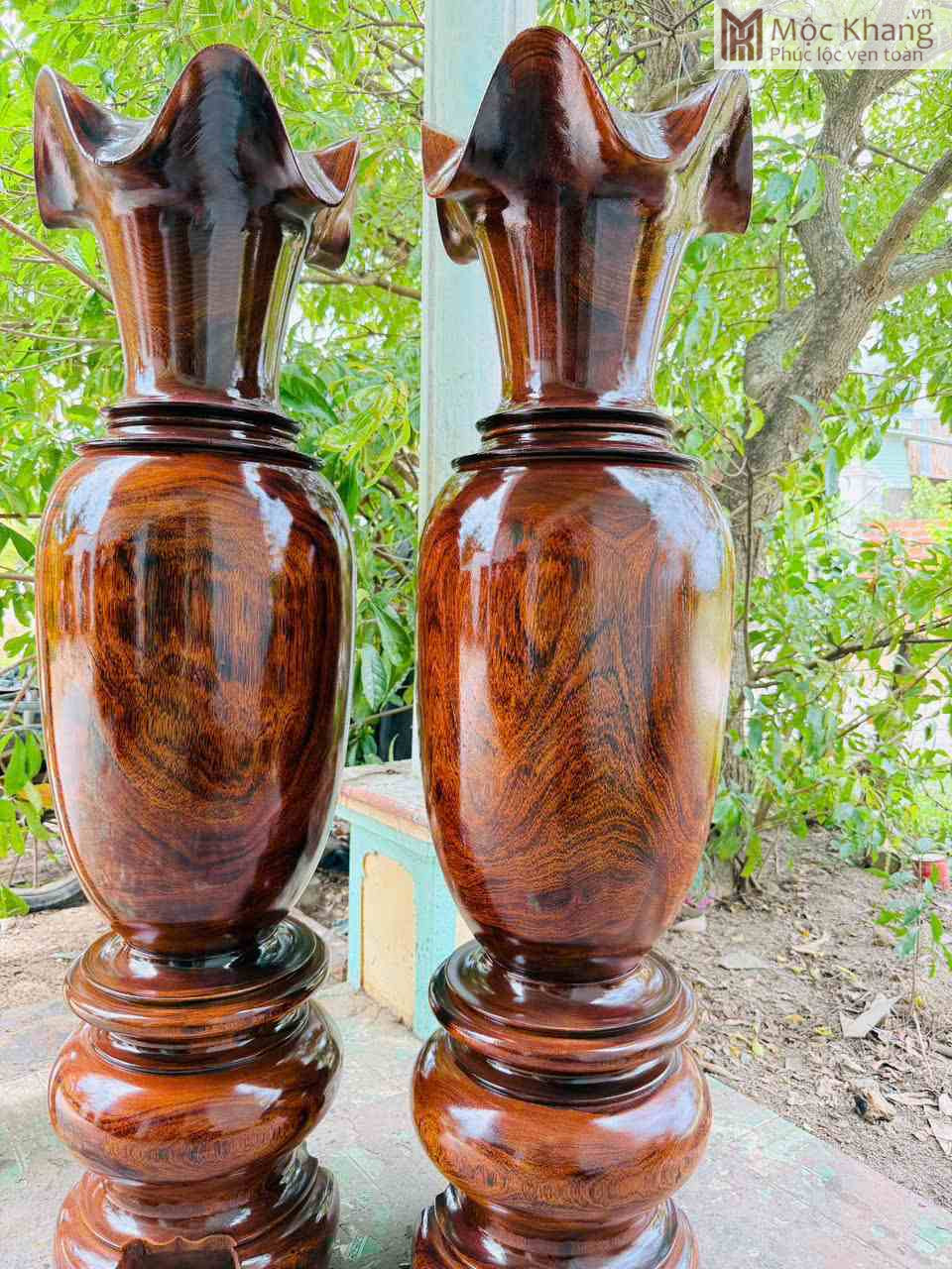 Lục Bình Gỗ Cẩm Đá Cao 140 (cm) (4)_4 Lục Bình Gỗ Cẩm Đá Cao 140 (cm)