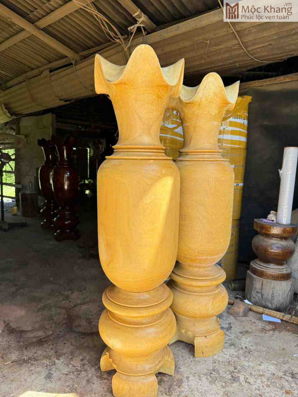 Lục Bình Gỗ Mít Cao 140 (cm) (2)_2 Luc Binh Go Mit Cao 140 cm 2 2