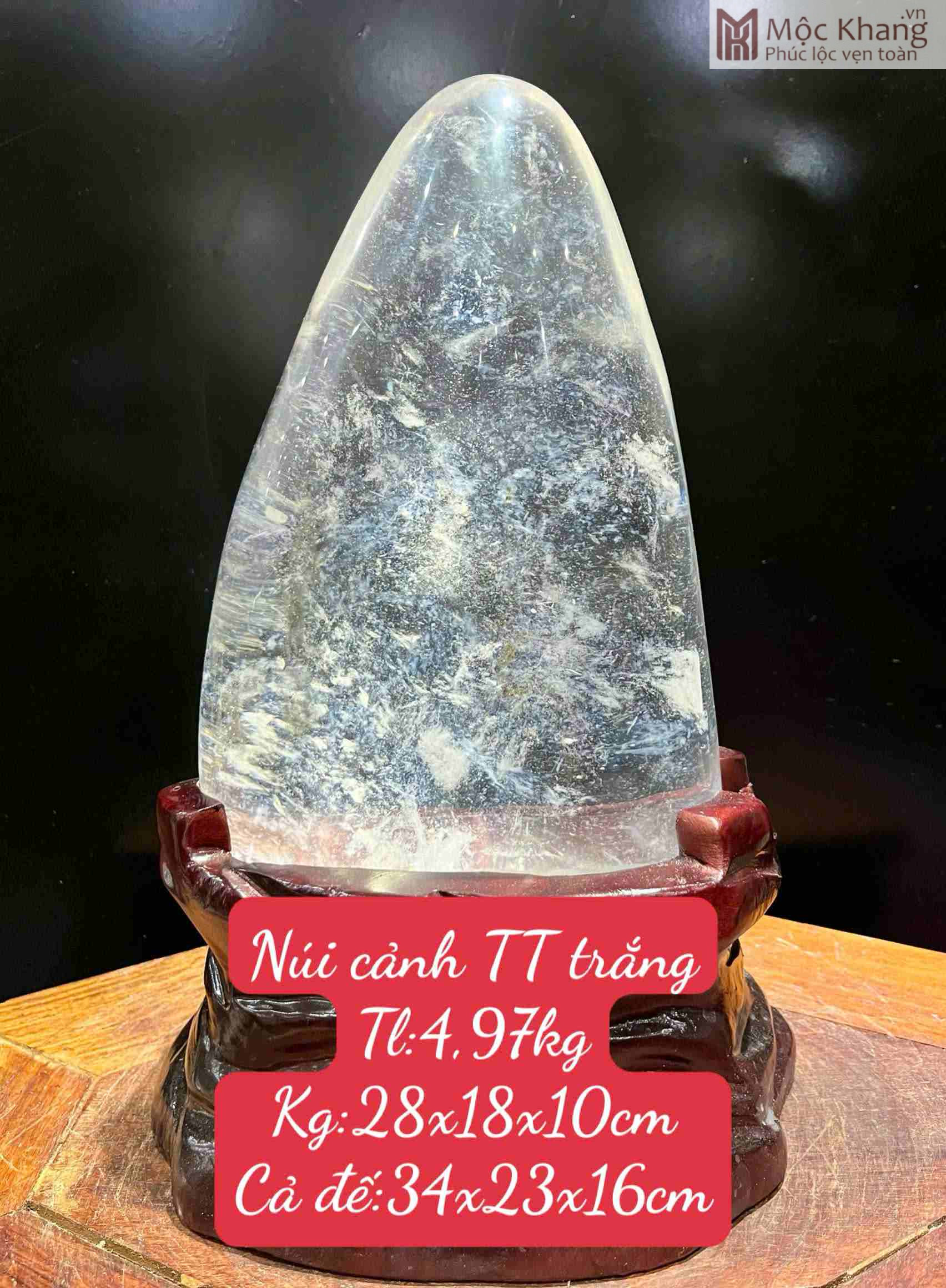 Núi Cảnh Thủy Tinh Trắng Cao 34 (cm) (3)_3 Nui Canh Thuy Tinh Trang Cao 34 cm 3 3
