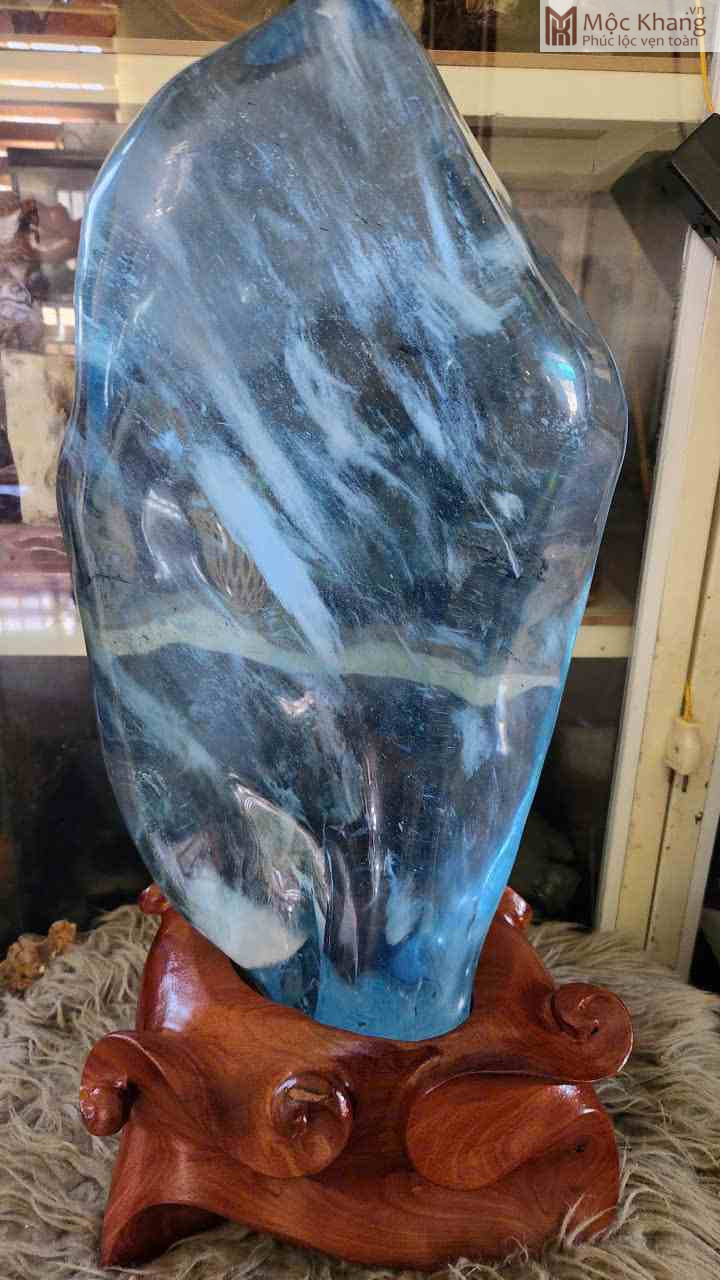 Núi Đá Thủy Tinh (Obsidian) Cao 58 (cm) (3) Núi Đá Thủy Tinh (Obsidian) Cao 58 (cm)
