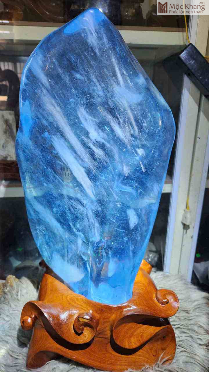 Núi Đá Thủy Tinh (Obsidian) Cao 58 (cm) (4) Núi Đá Thủy Tinh (Obsidian) Cao 58 (cm)