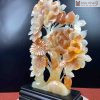 Tác Phẩm Hoa Mẫu Đơn Ngọc Onyx Huyết Cao 48 (cm)