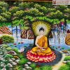 Tranh Da Phat Thich Ca Ngoi Thien Ngang 155 cm 3 3
