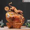 Tượng Báo Gỗ Cẩm Cao 52 (cm)