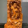 Tượng Đạt Ma Gỗ Hương Cao 92 (cm)