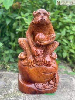 Tượng Khỉ Gỗ Ngọc Hương Cao 41 (cm)