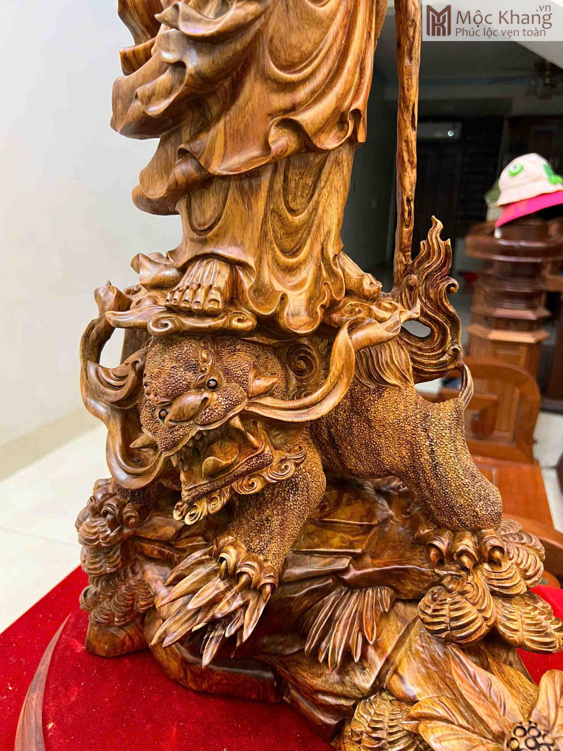 Tượng Ma Sư Tổ Gỗ Sưa Cao 76 (cm) (4)_4 Tuong Ma Su To Go Sua Cao 76 cm 4 4