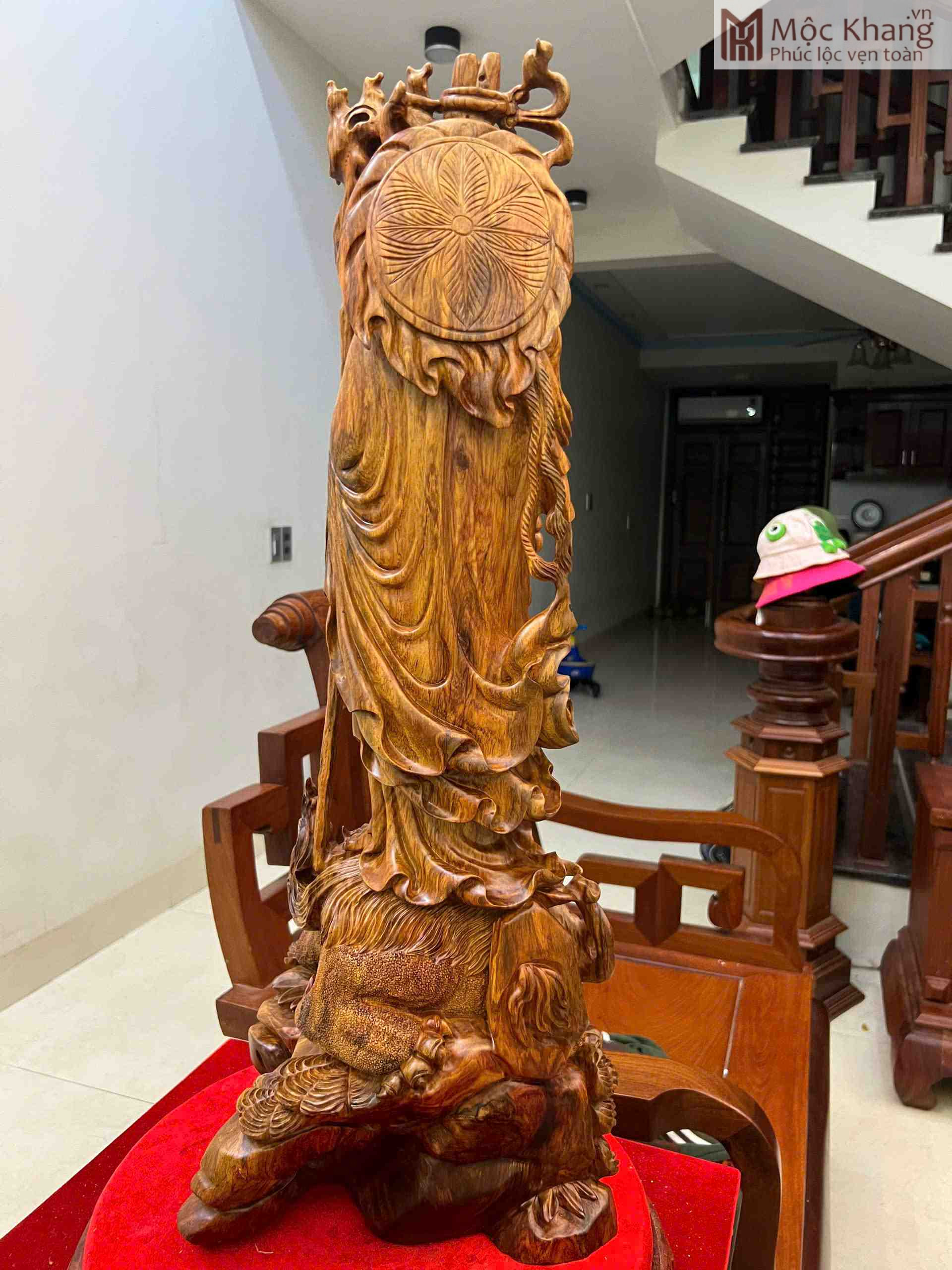 Tượng Ma Sư Tổ Gỗ Sưa Cao 76 (cm) (7)_7 Tuong Ma Su To Go Sua Cao 76 cm 7 7