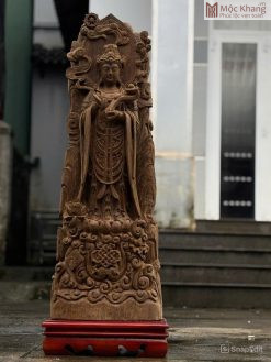 Tượng Quan Âm Trầm Hương Cao 107 (cm)