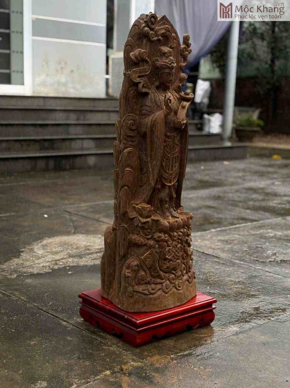 Tượng Quan Âm Trầm Hương Cao 78 (cm) (4)_4 Tuong Quan Am Tram Huong Cao 78 cm 4 4