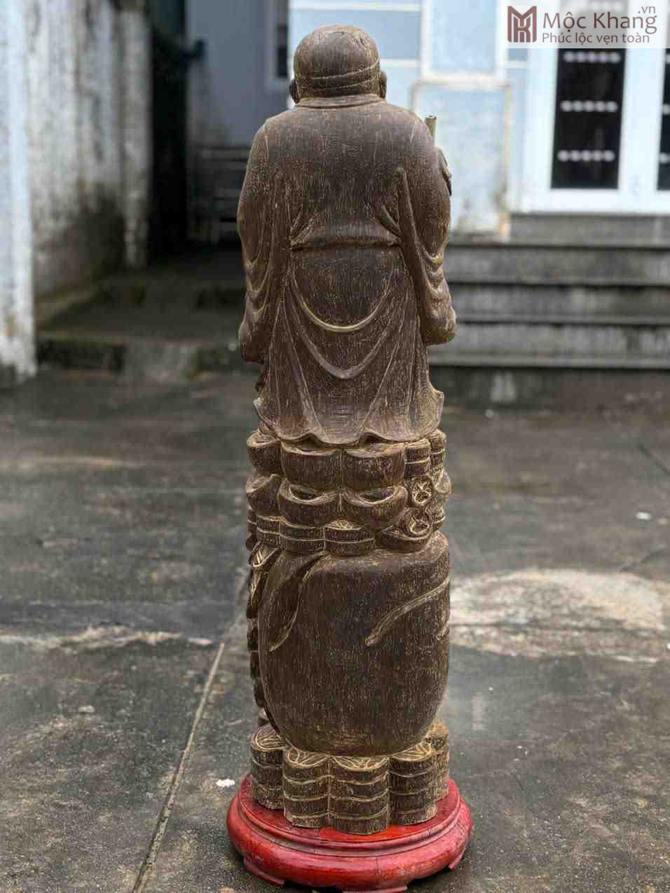 Tượng Thương Gia Trầm Hương Cao 97 (cm) (5)_5 Tuong Thuong Gia Tram Huong Cao 97 cm 5 5