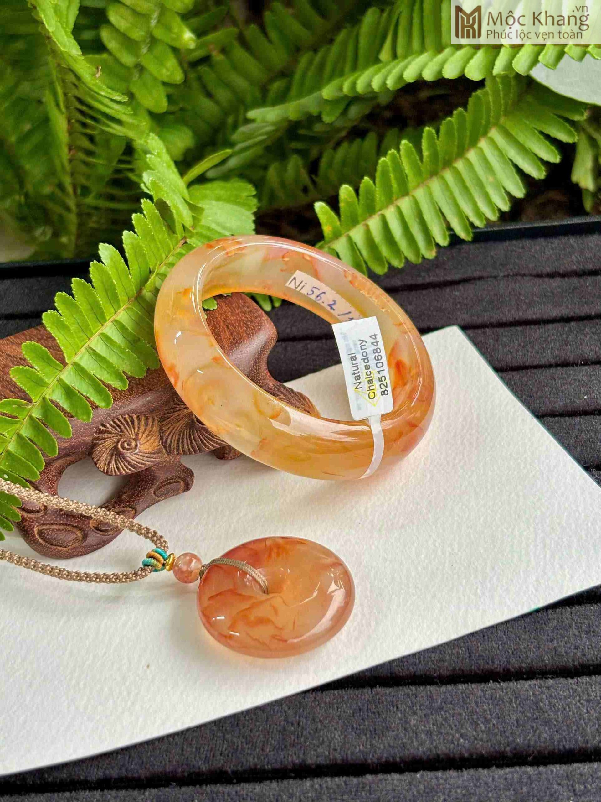 Vòng Bản Chalcedony Vảy Rồng Ni 56.2 (mm) (4)_4 Vòng Bản Chalcedony Vảy Rồng Ni 56.2 (mm)