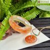Vòng Bản Chalcedony Vảy Rồng Ni 60.4 (mm)