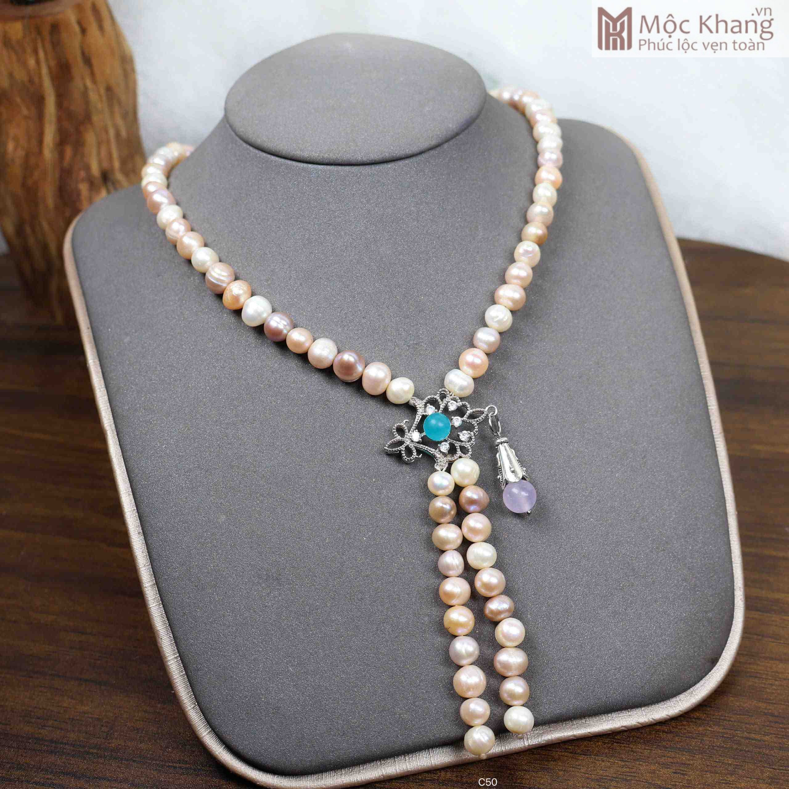 Vòng Cổ Ngọc Trai Hạt 7 (mm) (1)_1 Vòng Cổ Ngọc Trai Hạt 7 (mm)