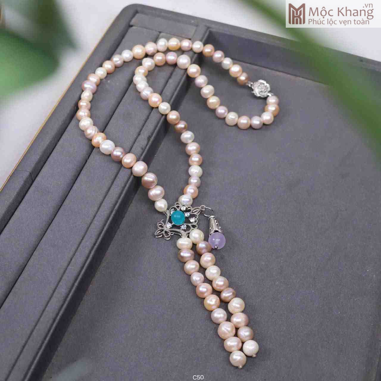 Vòng Cổ Ngọc Trai Hạt 7 (mm) (2)_2 Vòng Cổ Ngọc Trai Hạt 7 (mm)