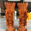 binh hoa chim cong go huong cao 40 cm 3