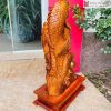 tuong ca chep go huong cao 65 cm 3