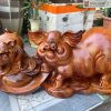 Tượng Heo Mẫu Tử Gỗ Hương Gia Lai