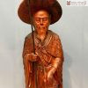Tượng Lã Vọng Câu Cá Gỗ Trắc