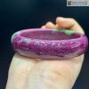 Vòng Tay Bản Liền Đá Ruby