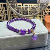 vong tay da thach anh tim hat 6 5 mm phoi lu thong 2