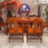 Bộ Bàn Trà Gỗ Hương Cao 80 (cm)